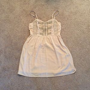 AE Light pink flowey dress with beaded top